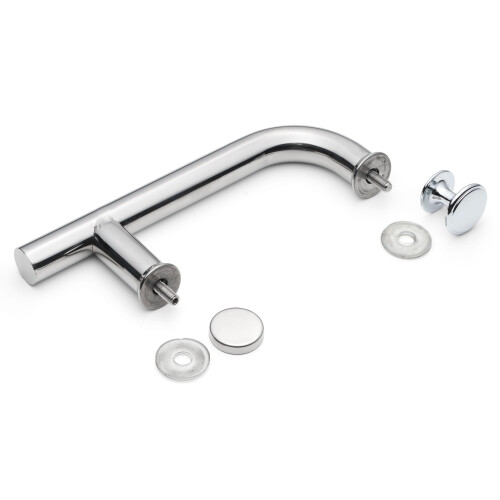 Shower Bath Door Handle Stainless Steel Chromed L-3