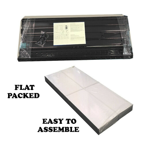 Heavy Duty Storage Racking 5 Tier Black Shelving Boltless for Garage 2