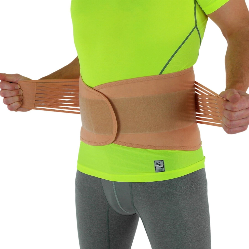 (3XL 46-50") Beige Neoprene Adjustable Lower Back Support