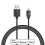 (Black) Apple MFI Certified Lightning 1m Data and Charge Cable 2