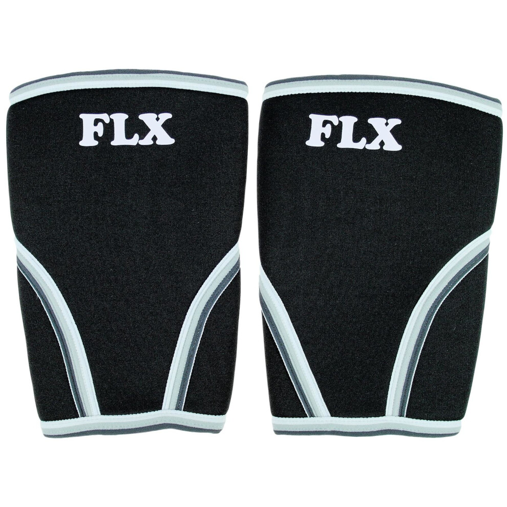 (X-Large) FLX 7mm Neoprene Compression Knee Sleeves Wraps