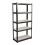 Heavy Duty Storage Racking 5 Tier Black Shelving Boltless for Garage 1