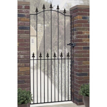 (1220mm GAP X 1980mm High) Saxon Spear Top Tall Garden Gates galvanised metal