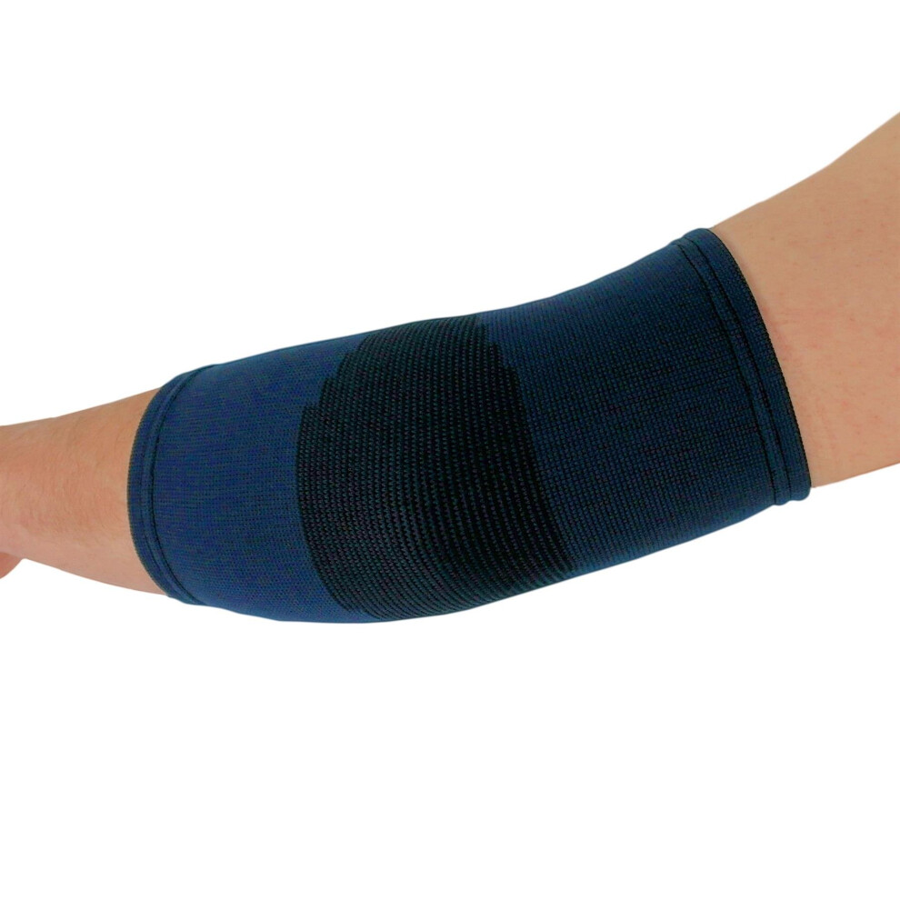 (Navy, XL) Medical Grade Elastic Compression Elbow Support