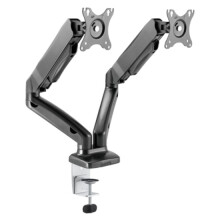 ICY BOX Tafelsteun voor scherm IB-MS304-T 2 Scherm(en) 25,4 cm (10) - 68,6 cm (27) zwart kantelbaar, mobiel, draaibaar