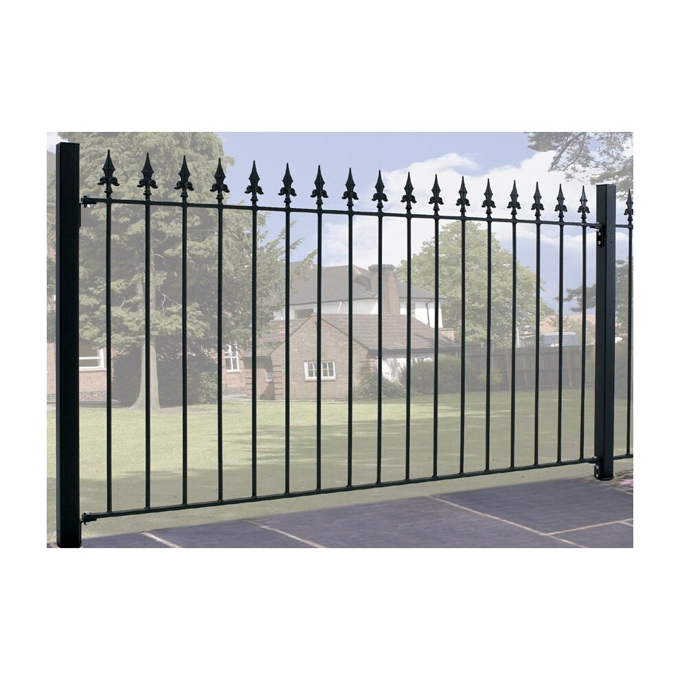 Saxon Iron Fence | 1.8m Spiked Iron Fencing