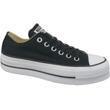(6) Converse Chuck Taylor All Star Lift 560250C Womens Black plimsolls