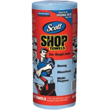 Scott 054000751301 75130 Shop Towels Roll, Blue - 55 Sheets