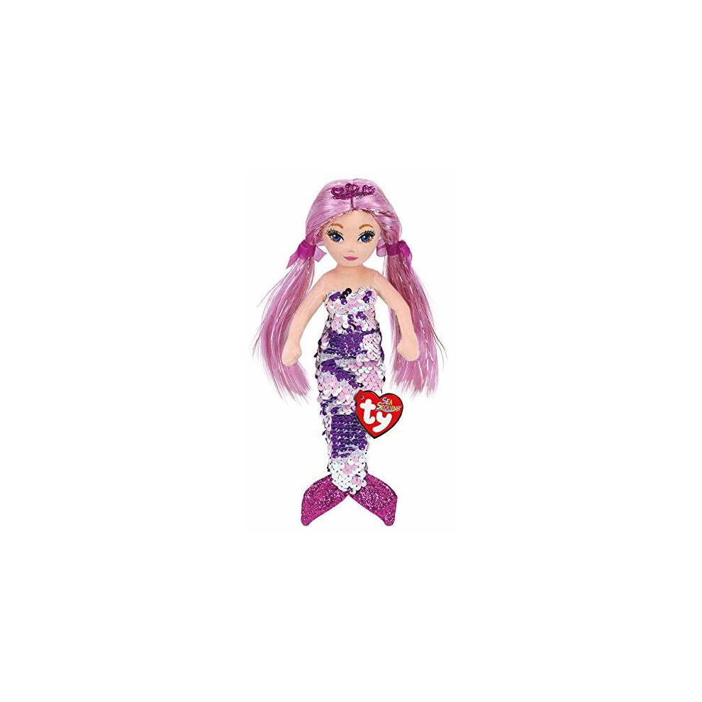 TY Flippables Lorelei the Mermaid Purple 15 cm