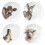 Wrendale Wrendale Designs Set of 4 Coupe Appetiser Plates 1