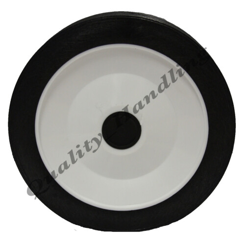 Parnells Roue tondeuse de 200 mm 8", roue en caoutchouc de remplacement, camion - ensemble de 2 2