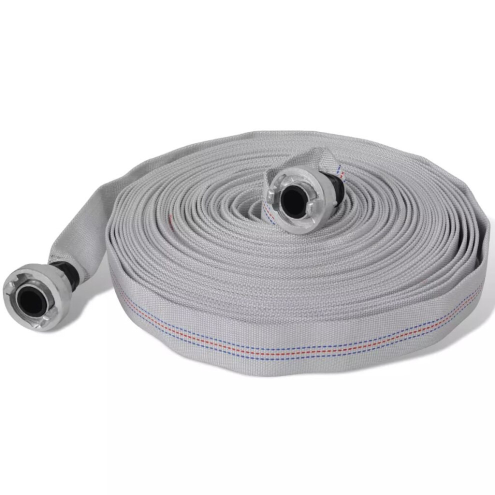 Vidaxl Fire Flat Hose 30M With D-Storz Couplings 1 Inch Water Pump Tubing