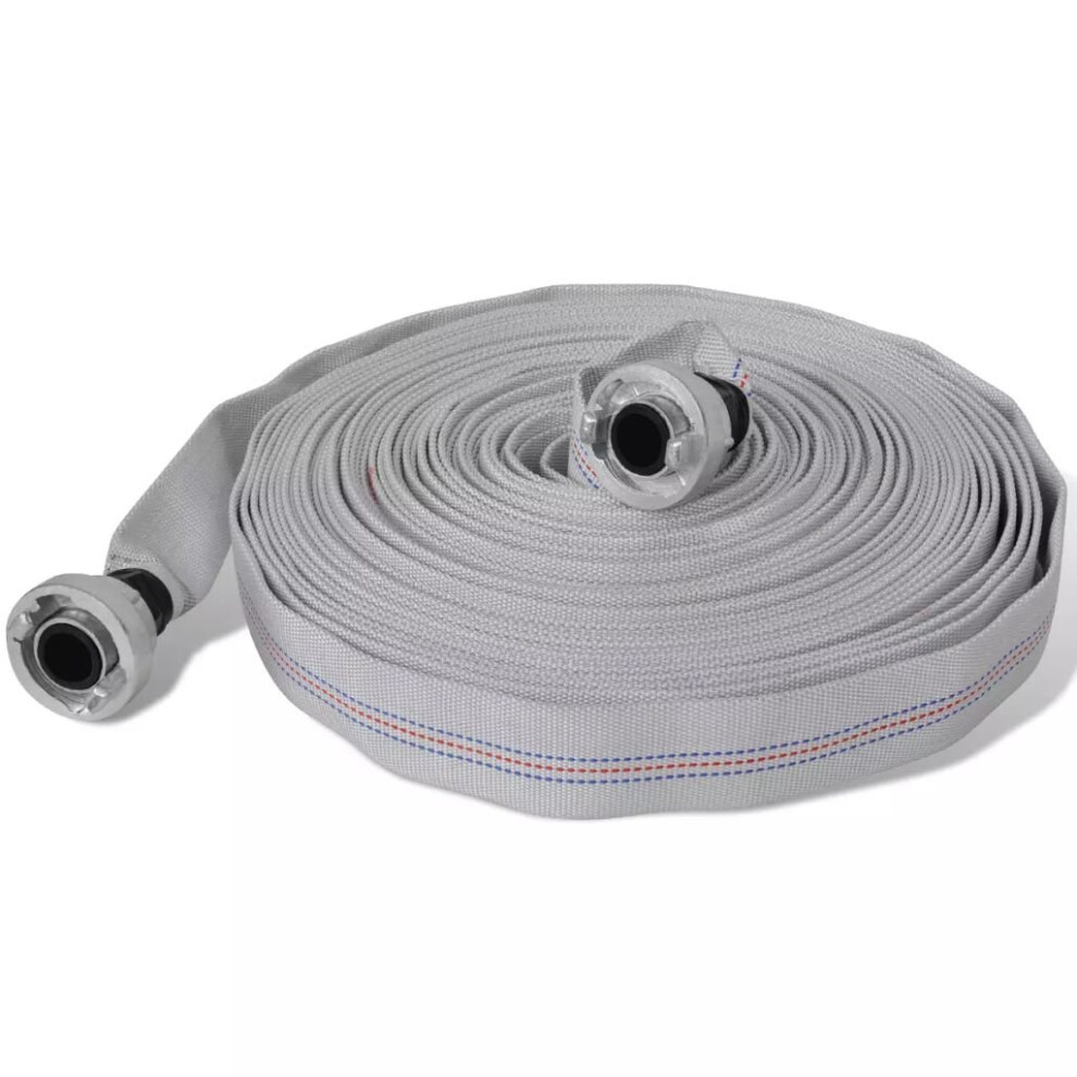 vidaXL Fire Flat Hose 30m with D-Storz Couplings 1 Inch Water Pump Tubing