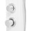 VidaXL vidaXL Shower Panel System Aluminium Matte White Tower Column Pillar Bathroom 8