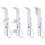 VidaXL vidaXL Shower Panel System Aluminium Matte White Tower Column Pillar Bathroom 3
