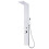 VidaXL vidaXL Shower Panel System Aluminium Matte White Tower Column Pillar Bathroom 2