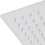 VidaXL vidaXL 2x Rain Shower Head Stainless Steel 40x40cm Water Saving Bath Accessory 3