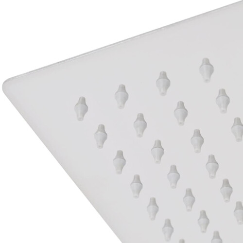 VidaXL vidaXL 2x Rain Shower Head Stainless Steel 40x40cm Water Saving Bath Accessory 2