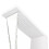 VidaXL vidaXL Shower Panel System Aluminium Matte White Tower Column Pillar Bathroom 5