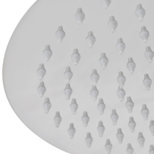 VidaXL vidaXL 2x Rain Shower Head Stainless Steel 20cm Water Saving Bath Accessory 1