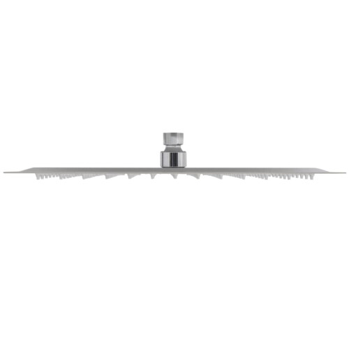 VidaXL vidaXL 2x Rain Shower Head Stainless Steel 30x30cm Water Saving Bath Accessory 1