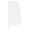 VidaXL vidaXL Wall-mounted Urinal Privacy Screen Ceramic White Divider Partition 3
