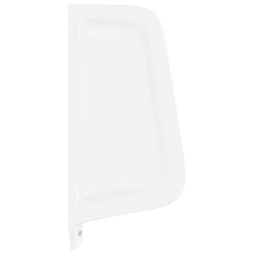 VidaXL vidaXL Wall-mounted Urinal Privacy Screen Ceramic White Divider Partition 2