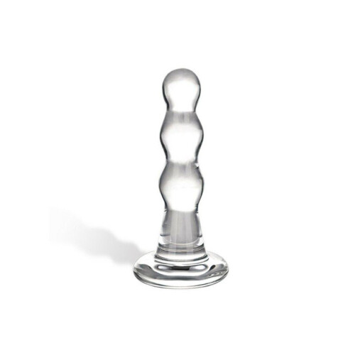Triple Play Beaded Glass Butt Plug Glas 62791
