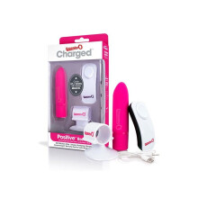 Positive Pink Vibrating Bullet with Remote Control The Screaming O 13287