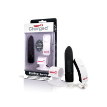 Positive Black Vibrating Bullet with Remote Control The Screaming O 13256