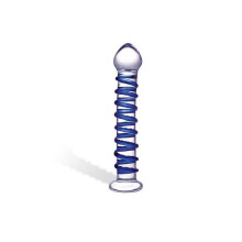 Blue Spiral Glass Dildo Glas 63392