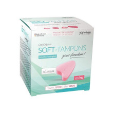 Menstruatie-tampons - JoyDivision - Soft Tampons Mini - Doos van 3 - Hypoallergene - Gemiddelde flux