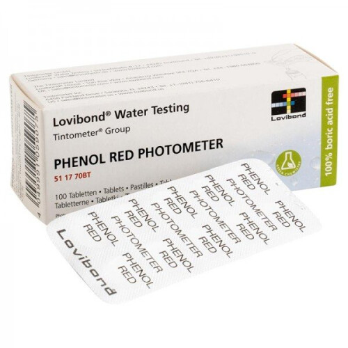Lovibond Phenol Red Photometer 100 Tablets