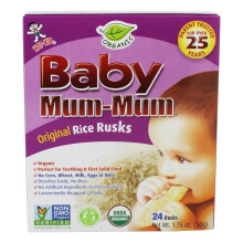 Hot Kid, Baby Mum-Mum, Organic Rice Rusks, 24 Rusks, 1.76 oz (50 g)