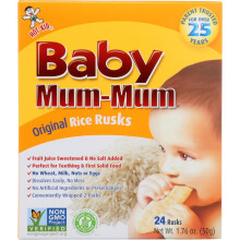 Hot Kid, Baby Mum-Mum, Original Rice Rusks, 24 Rusks(50g each)