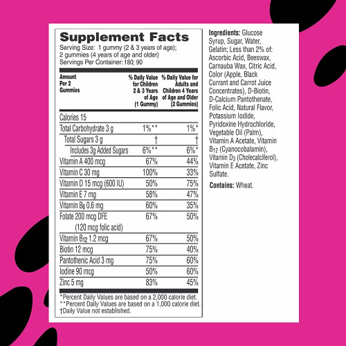 Flintstones, Complete, Children's Multivitamin, 180 Gummies 1