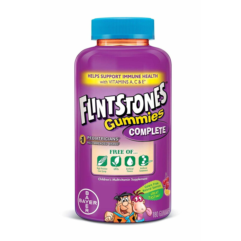 Flintstones, Complete, Children's Multivitamin, 180 Gummies