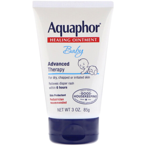 Aquaphor Aqu  fora, beb  , pomada de cura, 3 on  as (85 g)