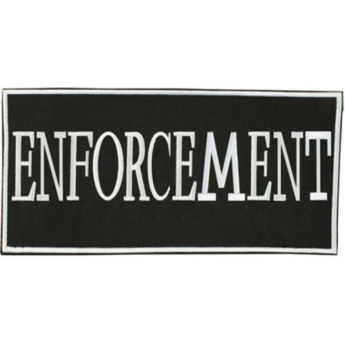 Fox Outdoor 84P-523  Enforcement ID Patches (4" x 9") pack of 12