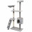 VidaXL vidaXL Katzen-Kratzbaum 150 cm Grau 3