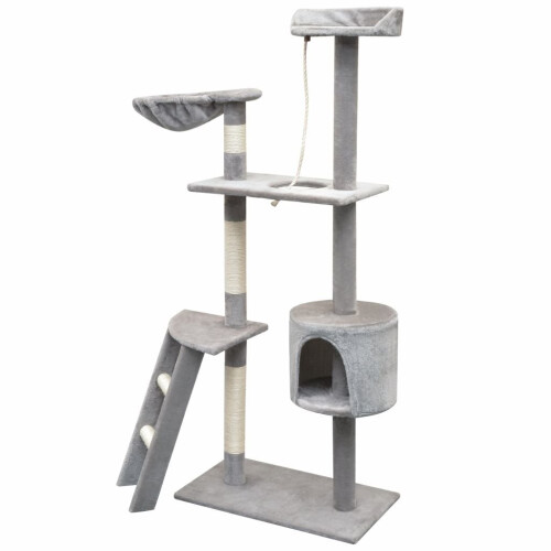 VidaXL vidaXL Katzen-Kratzbaum 150 cm Grau 2