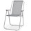 VidaXL vidaXL Outdoor Dining Set 8 Piece Textilene Grey Garden Table Chairs Umbrella 9