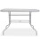 VidaXL vidaXL Outdoor Dining Set 8 Piece Textilene Grey Garden Table Chairs Umbrella 6