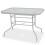 VidaXL vidaXL Outdoor Dining Set 8 Piece Textilene Grey Garden Table Chairs Umbrella 5