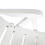 VidaXL vidaXL 2x Reclining Garden Chairs 60x61x108cm Plastic White Foldable Seat 7