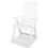VidaXL vidaXL 2x Reclining Garden Chairs 60x61x108cm Plastic White Foldable Seat 3