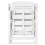 VidaXL vidaXL 2x Reclining Garden Chairs 60x61x108cm Plastic White Foldable Seat 6