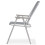 VidaXL 6pc vidaXL Grey Textilene Outdoor Dining Set 9