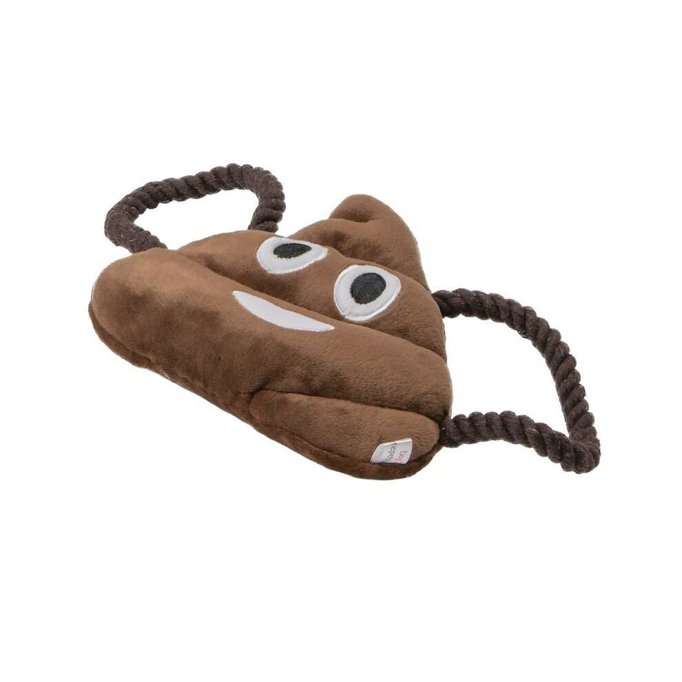 Animate Poo Emoji Plush Dog Toy