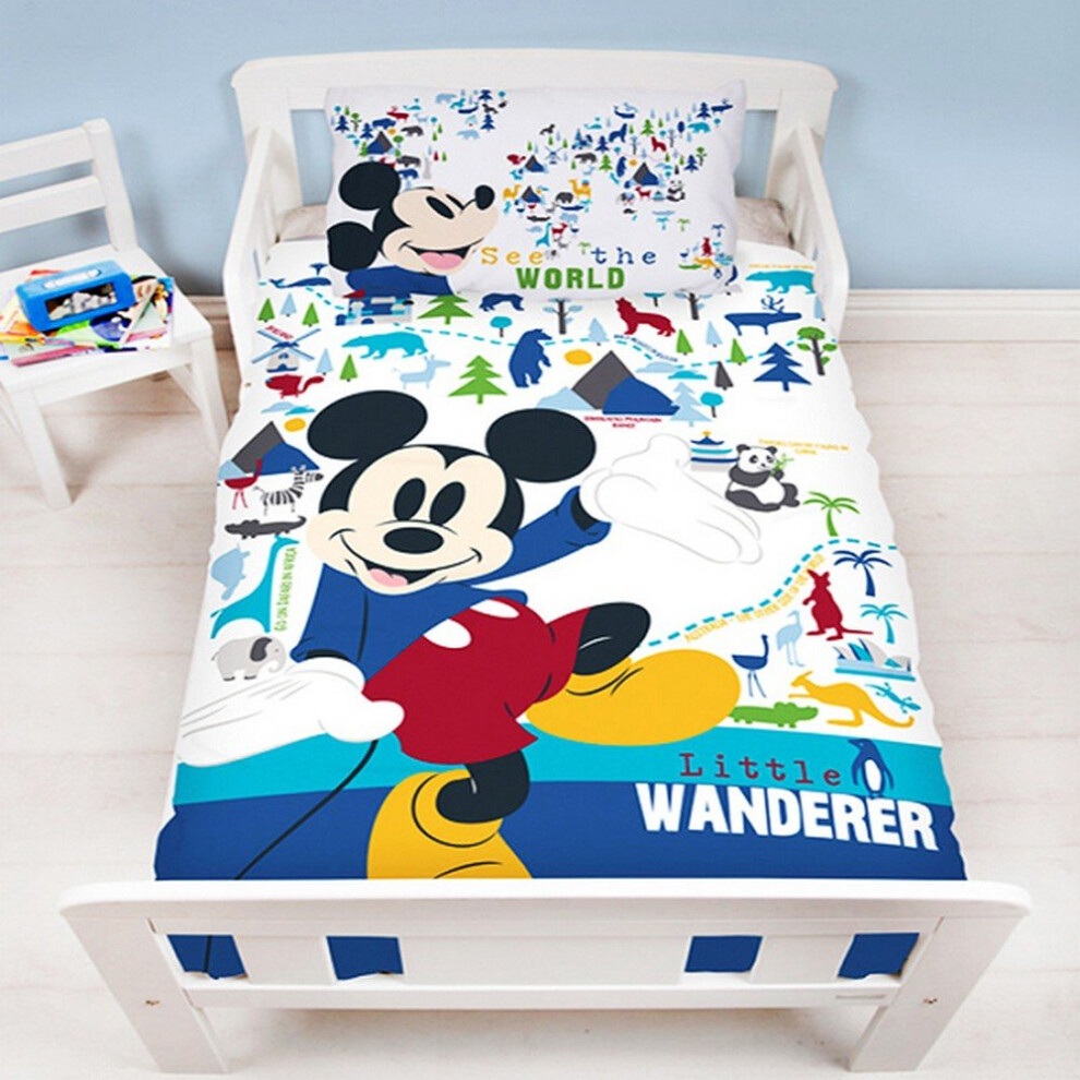 Mickey Mouse Wanderer Junior Single Duvet Set